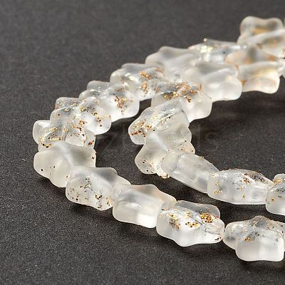Transparent Glass Beads Strand GLAA-F112-04K-1
