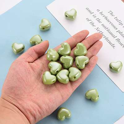 Opaque Acrylic European Beads MACR-S372-03B-83-1