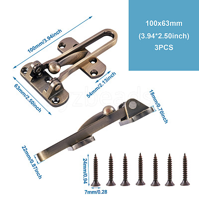 Zinc Alloy Swing Bar Door Lock LS-SW-TAC0002-01B-1