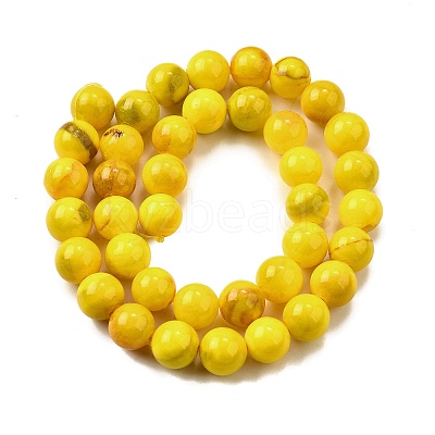Natural Striped Stone Beads Strands G-D315-A01-04-6mm-1