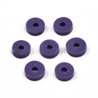 Handmade Polymer Clay Beads CLAY-R067-8.0mm-B03-1