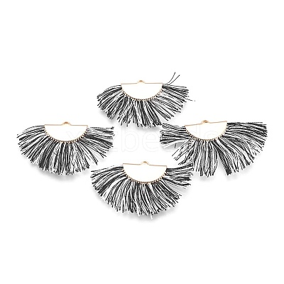 Nylon Tassel Pendants KK-F755-28G-01-NF-1