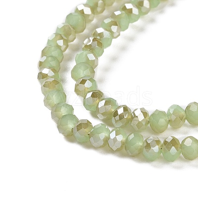 Electroplate Glass Beads Strands EGLA-A034-J4mm-K02-1