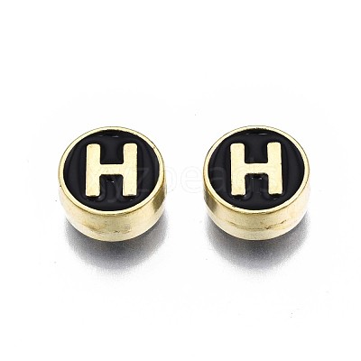Alloy Enamel Beads ENAM-N052-006-02H-RS-1