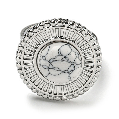 304 Stainless Steel Open Cuff Rings RJEW-C079-16P-1