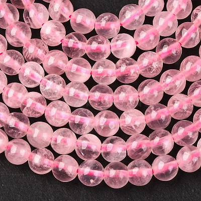 Natural Madagascar Rose Quartz Beads Strads G-D655-4mm-1