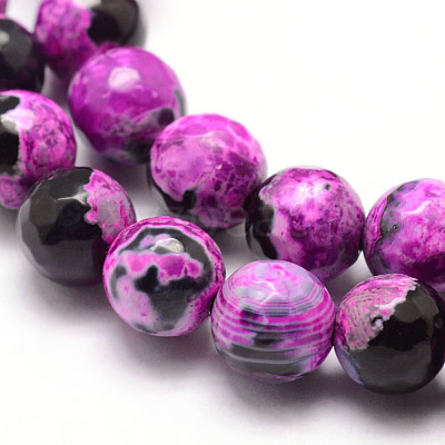 Natural Fire Crackle Agate Bead Strands X-G-K166-06F-8mm-07-1