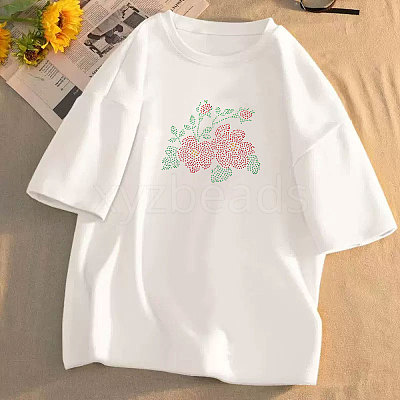 Glass Hotfix Rhinestone FIND-WH0420-94B-1