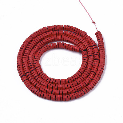 Spray Painted Non-magnetic Synthetic Hematite Beads Strands G-R468-02B-07-1