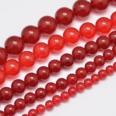Natural & Dyed Malaysia Jade Bead Strands G-A146-14mm-A02-1