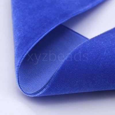 Polyester Velvet Ribbon for Gift Packing and Festival Decoration SRIB-M001-10mm-352-1