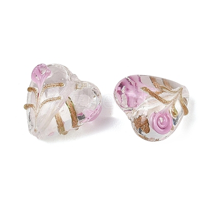 Handmade Gold Sand Lampwork Beads X-LAMP-L083-01-1