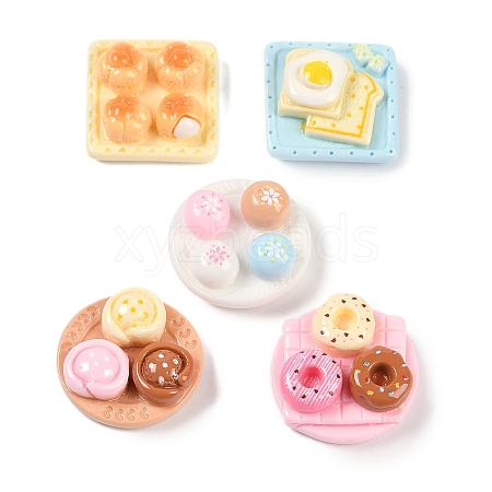 Opaque Resin Breakfast Decoden Cabochons CRES-M036-05-1