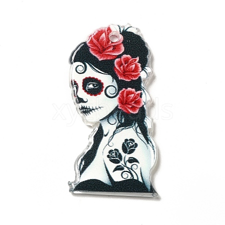 Halloween  Acrylic Pendants SACR-B004-05A-1