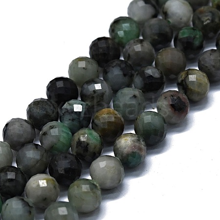 Natural Emerald Beads Strands G-G927-03A-1
