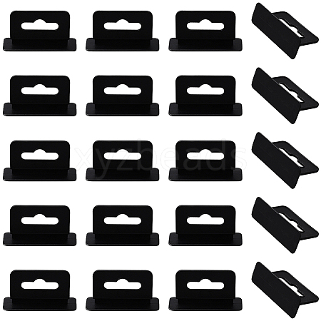 80Pcs Rectangle PP with PE Hanging Tabs KY-CP0001-35A-1