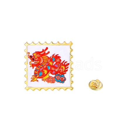 Chinese Style Alloy Enamel Pins PW-WG70526-01-1