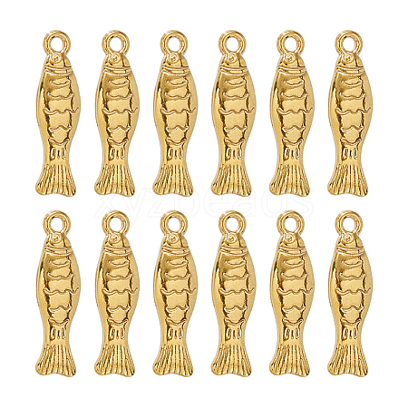 12Pcs 304 Stainless Steel Pendants STAS-HS0001-87-1