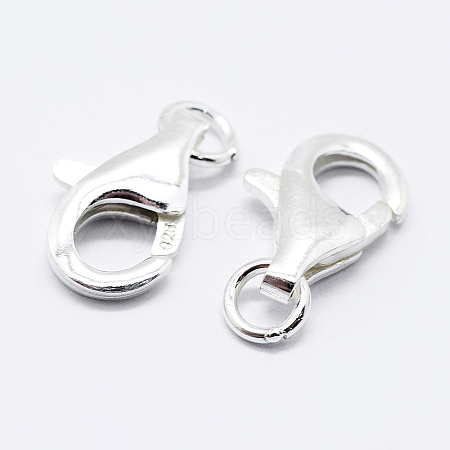 925 Sterling Silver Lobster Claw Clasps STER-K167-074D-P-1