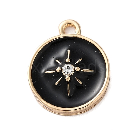 Zinc Alloy Enamel Pendants ENAM-Z011-01G-B-1