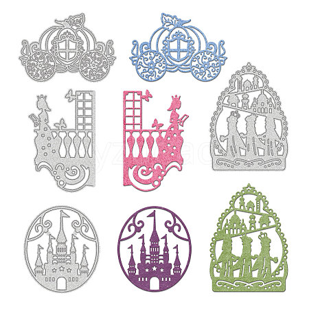 Fairy Tale Carbon Steel Cutting Dies Stencils DIY-DM0001-023-1