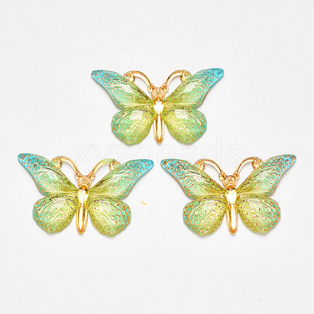 Transparent Acrylic Pendants X-TACR-R140-08D-1