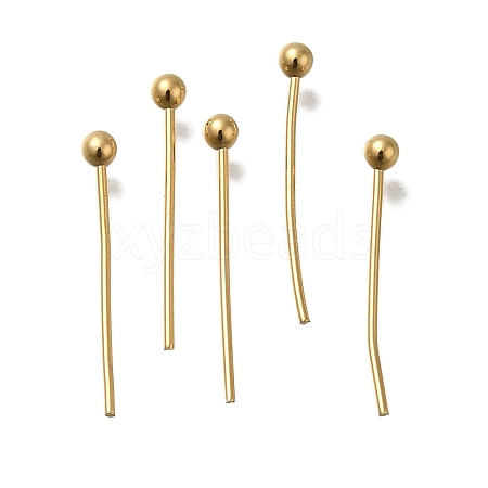 Brass Ball Head Pins KK-H502-03K-G-1