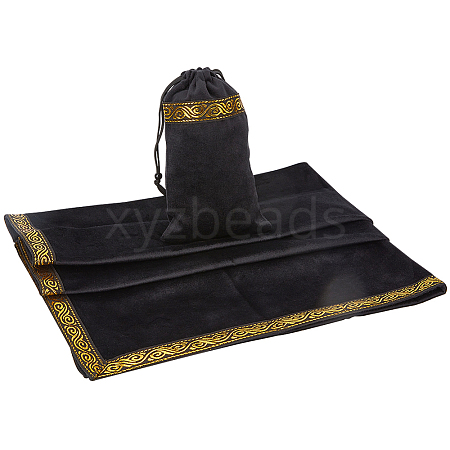 Square Velvet Tablecloth AJEW-WH0314-315-1