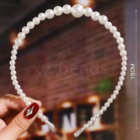 Pearl Hair Bands OHAR-PW0001-177F-1
