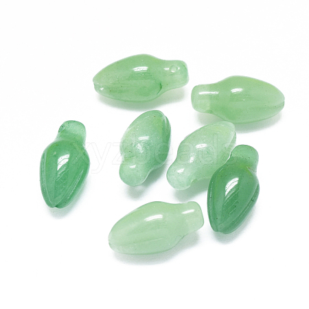 Natural Green Aventurine Pendants G-F637-18B-1