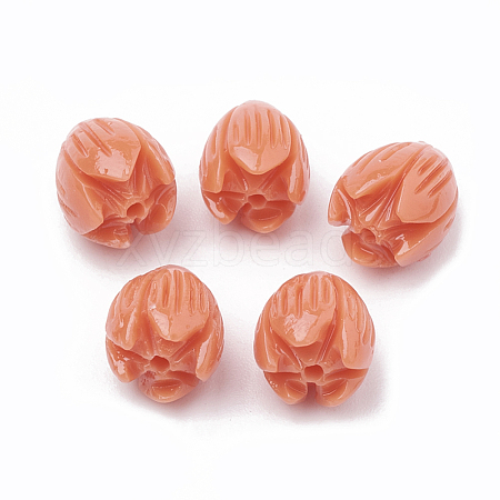 Dyed Synthetic Coral Beads CORA-N002-A-04G-1