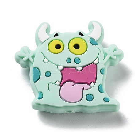 Little Monster Silicone Beads SIL-R014-02E-1