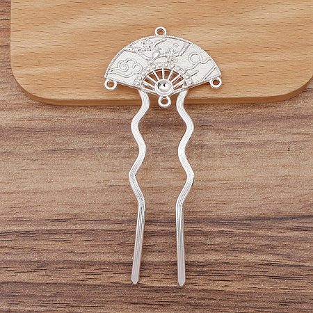 Ancient Style Alloy with Iron Hair Fork Finding PW-WG5E3DD-02-1