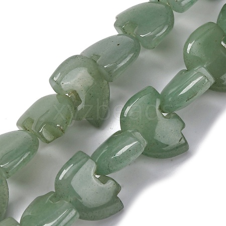 Natural Green Aventurine Beads Strands G-F783-G02-01-1