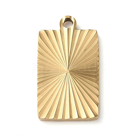 Ion Plating(IP) 304 Stainless Steel Pendants STAS-D025-06G-02-1