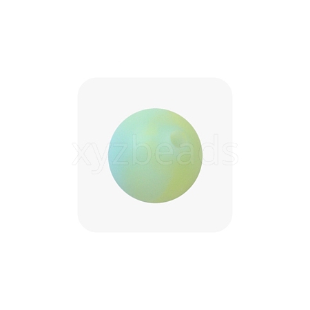 Luminous Glow in the Dark Round Silicone Beads PW-WGB50F5-04-1