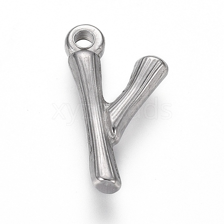 Tarnish Resistant 304 Stainless Steel Pendants STAS-G214-38P-Y-1