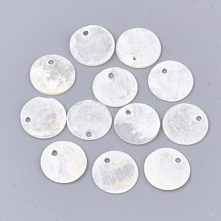 180Pcs Capiz Shell Pendants SHEL-SC0001-89-1