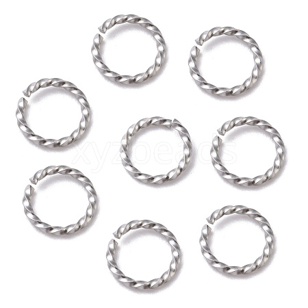 Tarnish Resistant 304 Stainless Steel Jump Rings STAS-F191-12P-C-1