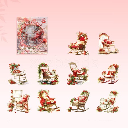 Vintage Collage Chinese Rocking Chair PW-WG9D1E4-03-1