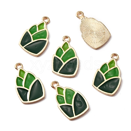 Alloy Enamel Pendants ENAM-CJC0003-37-1