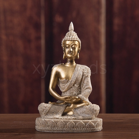 Resin Buddha Statue Display Decoration PW-WG9F864-01-1