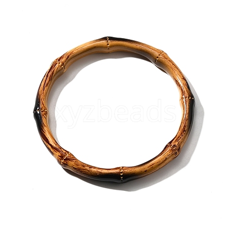 Plastic Imitation Bamboo Stick Ring Bag Handles FIND-XCP0003-25-1