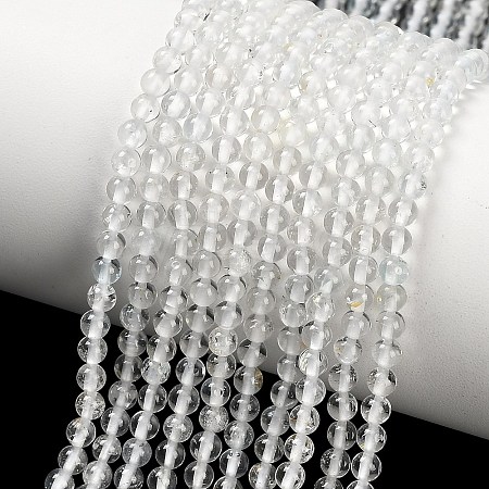 Natural White Topaz Beads Strands X-G-P627-3mm-02-1