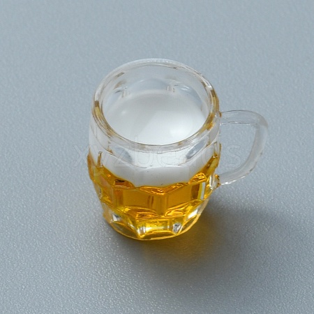 Resin Mini Dollhouse Beer Simulation Food RESI-WH0029-31-1