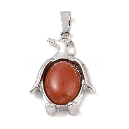 Natural Red Jasper Pendants G-A224-02P-06-1