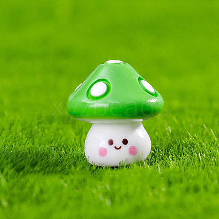 Resin Mushroom Miniature Ornaments PW-WGFA242-01-1