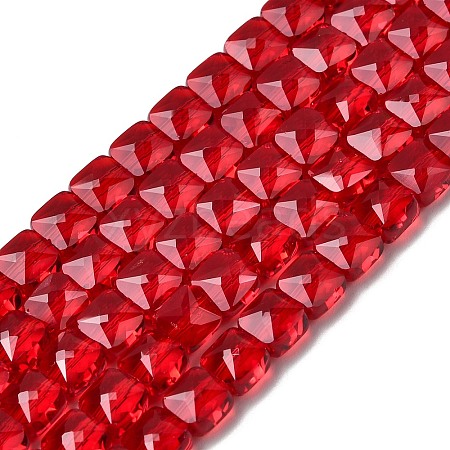 Transparent Glass Beads Strands X-GLAA-L050-A16-1