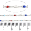 Brass Dapped Chains AJEW-Q153-03P-05-2