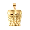 304 Stainless Steel Pendants STAS-F363-15G-1